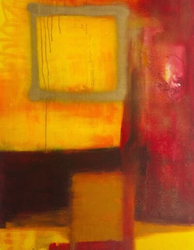 Geometria Organica mixed media painting by Saïd Martínez Calderón.